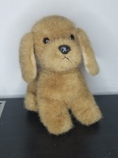 Russ Berrie Vintage Plush 10" Scraps Brown Puppy Dog Rare Stuffed Animal