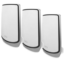 Wall Mount Holder for Orbi Whole Home Tri-Band Mesh WiFi 6 System-RBK850 White
