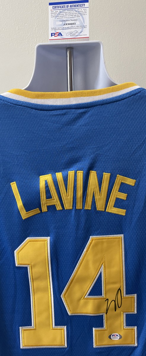 Zach Lavine Signed Autographed UCLA Bruins Adidas Jersey PSA/DNA COA