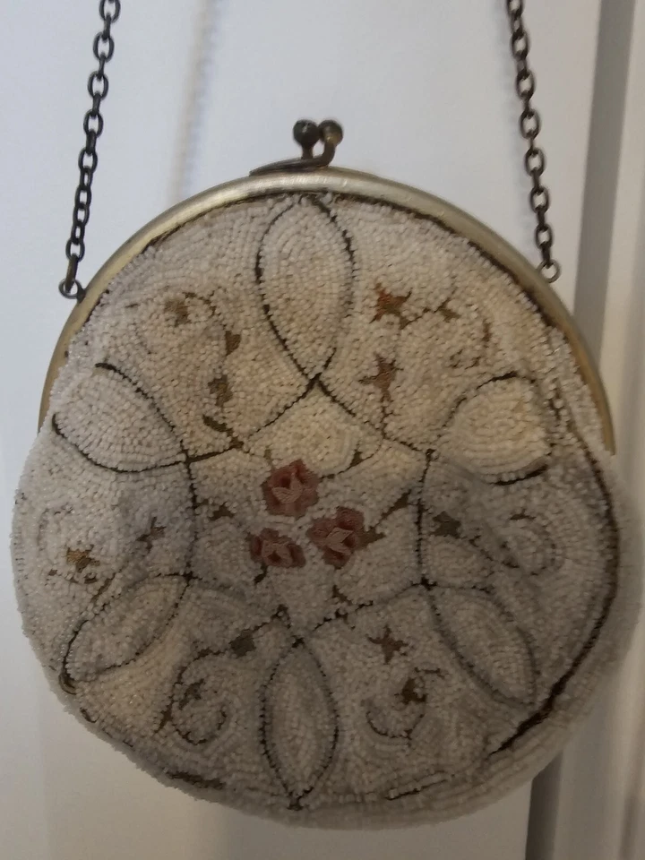 Cartera micro vintage con cuentas Foto 2 de 4