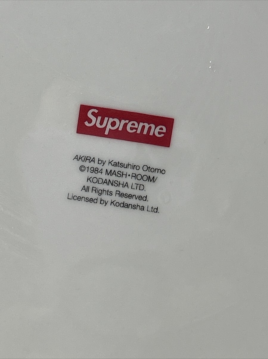 New Supreme x Akira Pill Ceramic Plate Katsuhiro Otomo Fall Winter