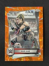 Kairi Sane 2025 Topps Chrome WWE Sapphire Edition Orange Refractor 20/25 #170