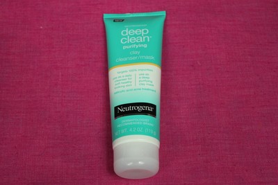 neutrogena deep clean clay cleanser