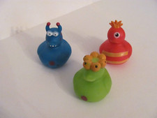 NEW SET OF 3 RUBBER DUCKS 2" - 2-1/2" HIGH - MONSTER THEMED RUBBER DUCKS