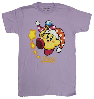 Kirby New Adult T-Shirt - Wizard staff And Hat Style