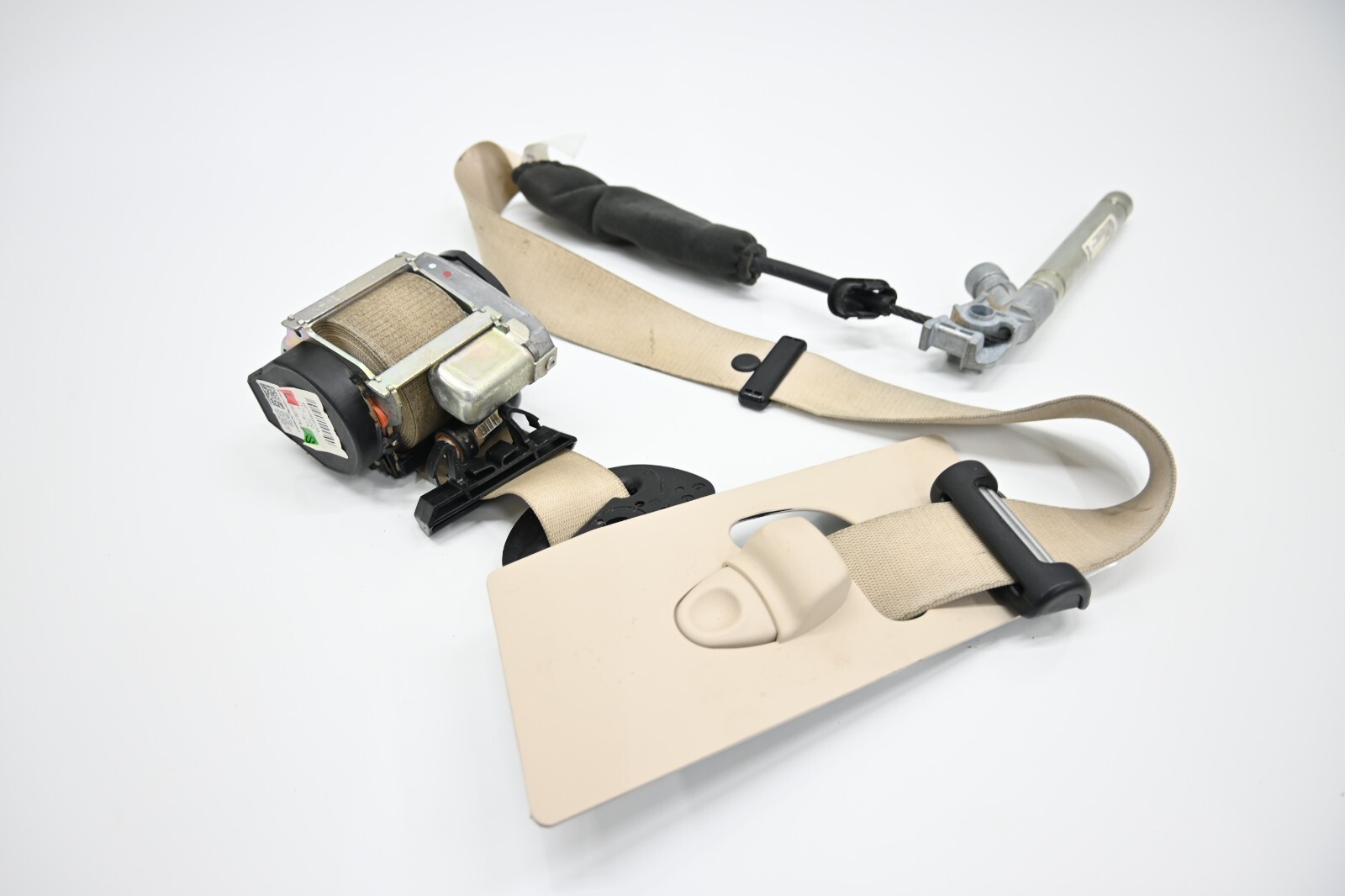 ⭐ 14-20 Maserati Ghibli Front Left Driver Upper Seat Belt Retractor Beige Oem