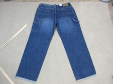 VINTAGE Ecko Unltd Jeans Mens 40x33 Blue Baggy Carpenter Wide Leg Hip Hop Y2K