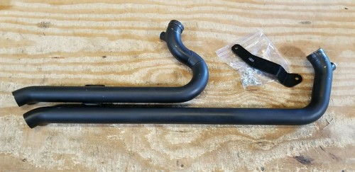 Used  04-17 Harley Black Shotgun Sportster 883/1200/72/48 Exhaust 1.75" Pipe - Afbeelding 1 van 6