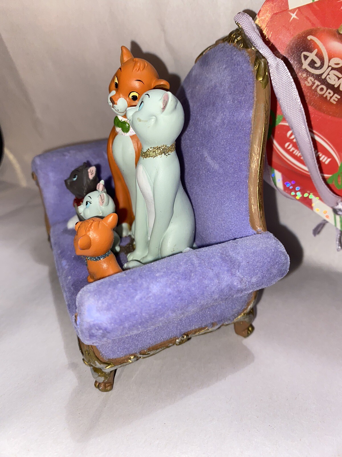Disney Ornament Sketchbook Aristocats On Purple Couch NWT eBay
