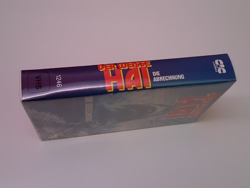 Der weiße Hai 4 - Die Abrechnung 1987 Uncut VHS German PAL Video Großbox Jaws 4 - Bild 3 von 5