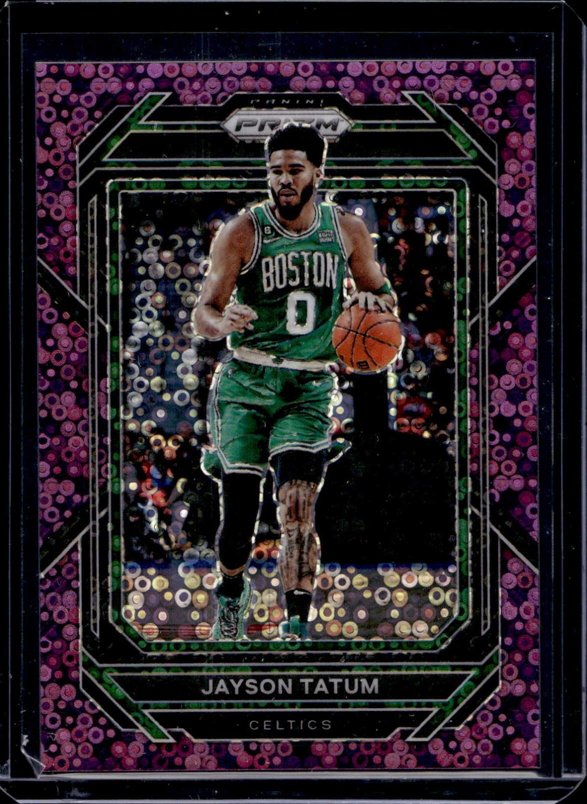 2022-23 Prizm Jayson Tatum Purple Fast Break 69/75 #17