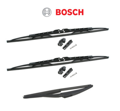 Bosch Front 40519 & Rear Wiper Blade Set of 3 for 2005-2013 Mini Cooper