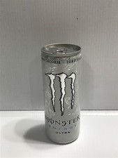 Monster Energy Drink Ultra White 250ml Can From Netherlands 🇳🇱