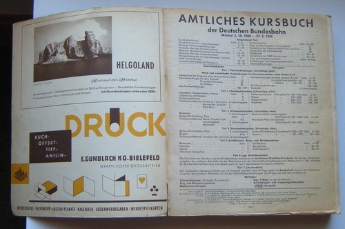 Amtliches Kursbuch Der Deutschen Bundesbahn: Winter 1960/61 - Picture 3 of 6
