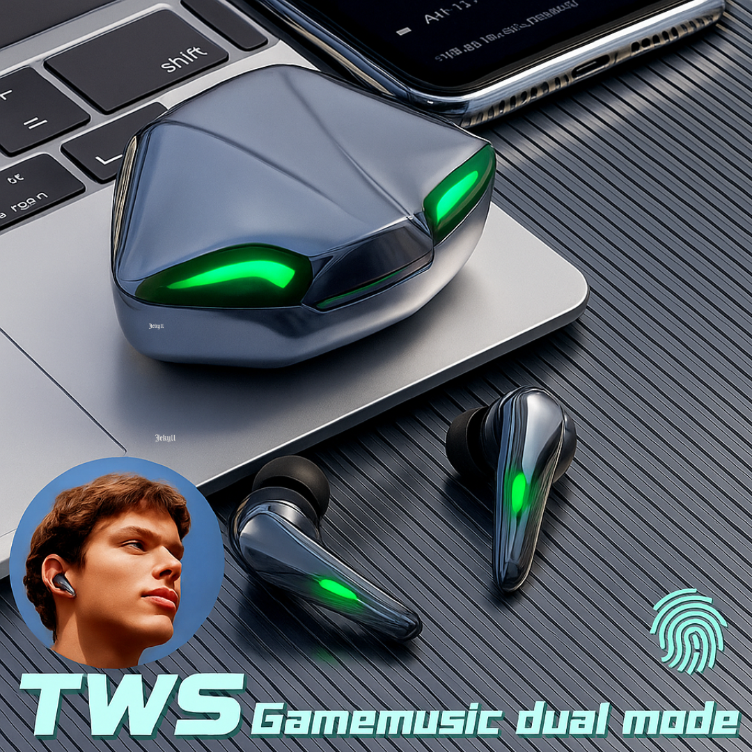 Wireless Bluetooth Earbuds for Phone Tablet PC Waterproof Sweatproof Stereo Sound USA-image