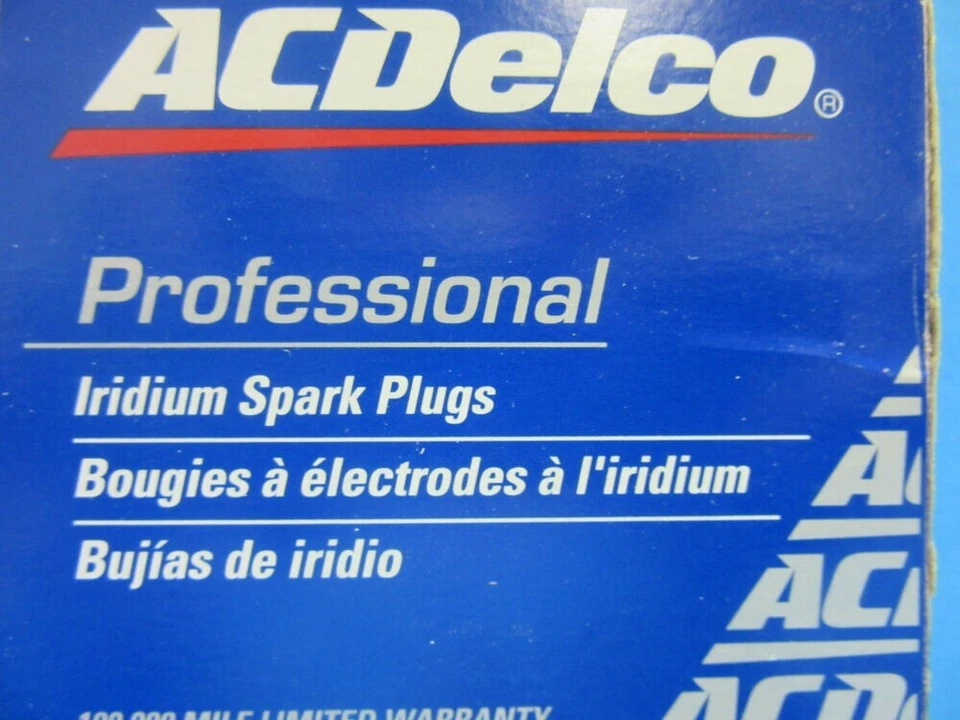 Juego de 4 bujías genuinas GM ACDelco 41-103 iridio OEM # 12598004  Foto 2 de 2