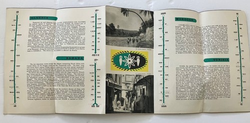 1950er Jahre "Französisch-Nordafrika, Magie des Islam" Broschüre & Karte, EUC - Bild 3 von 4