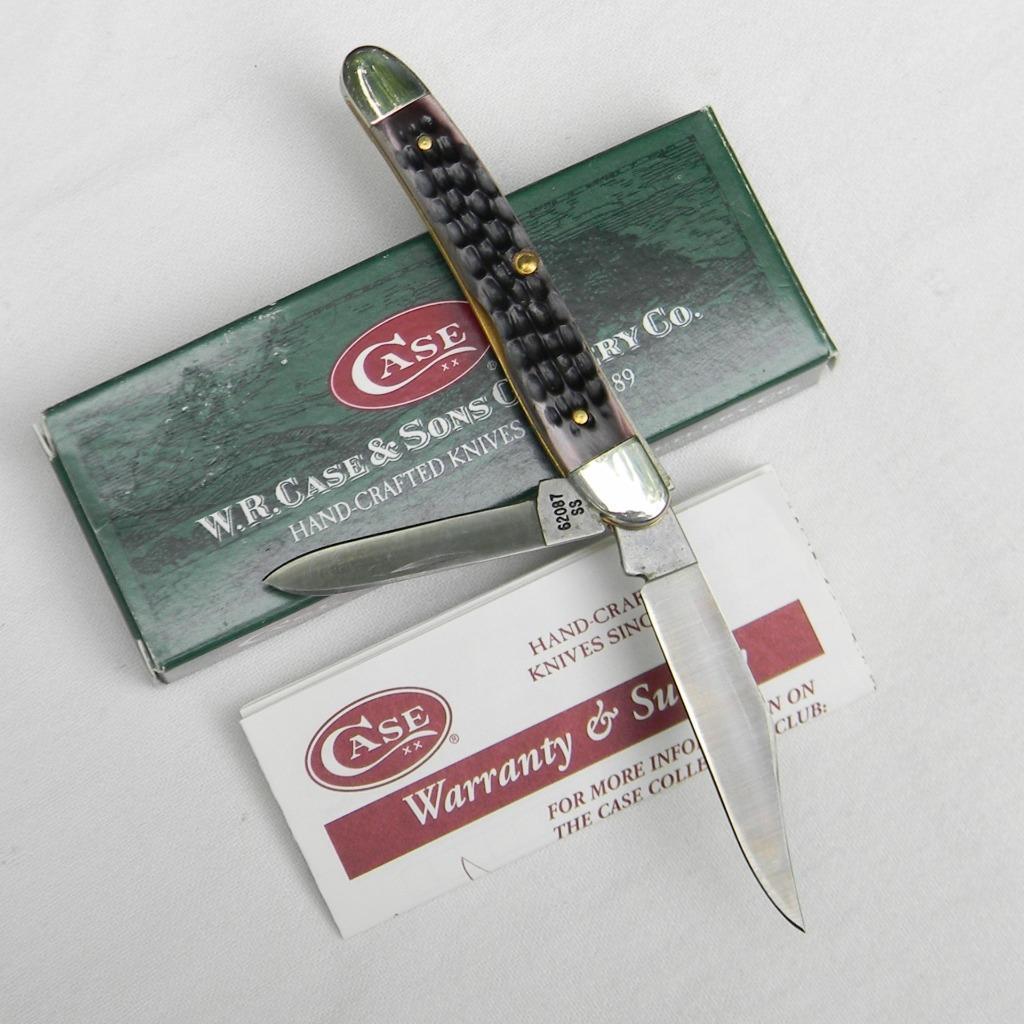 Case XX USA 1989 STOCKMAN 62087SS pattern 87 knife, jigged