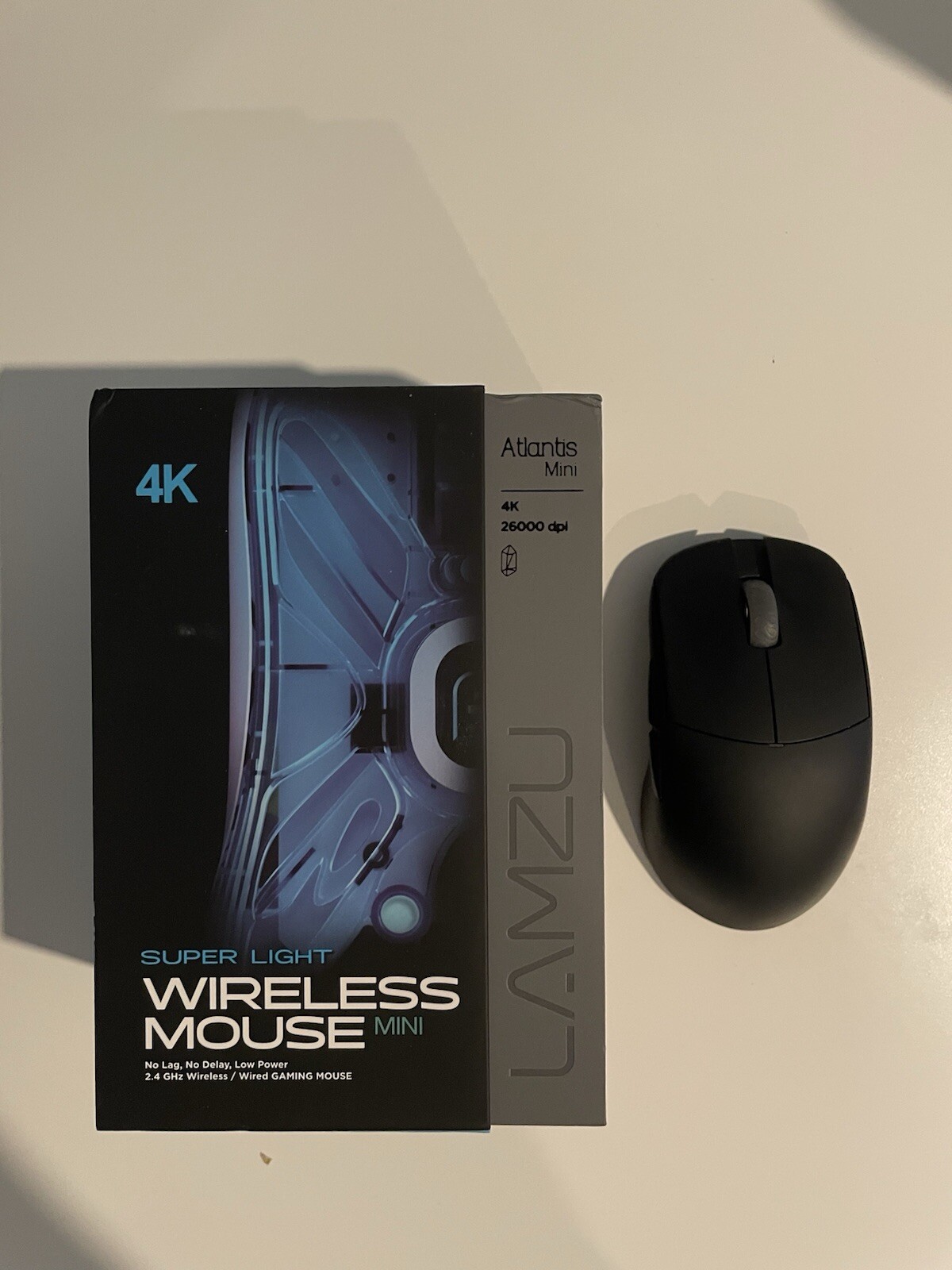 Compact Lamzu Atlantis Mini 4K Gaming Mouse for Precision Performance