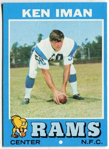 1971 Topps #68 Ken Iman Los Angeles Rams