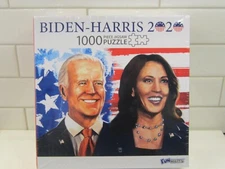 Joe BIDEN Kamala HARRIS 2020 Funwares 1000 Piece Jigsaw Puzzle-New Sealed!