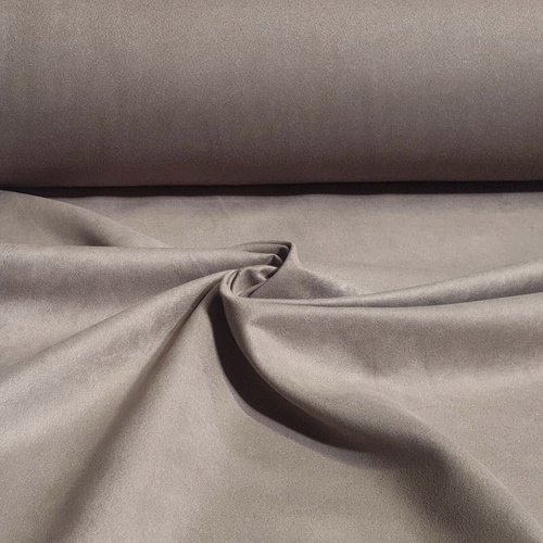 Microvelour Dig Microvelour Tissu de Velours Cuir Daim Simili Taupe Vêtements Déco par ...