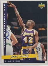 93-94 Upper Deck James Worthy (Signature Moves) HOF Subset Card (LA Lakers)