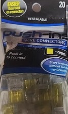 Cambridge ~ Cpc-32 Pushins Wire Connectors 20pcs. Yellow, 2 Ports, 600 Volts⚡️