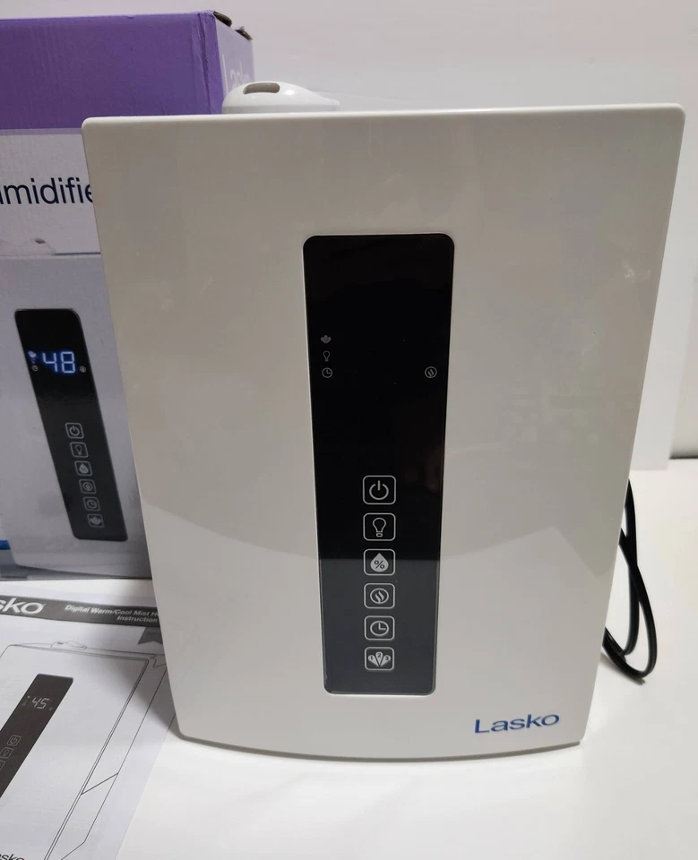 Lasko UH300 (White) - Warm & Cool Mist Ultrasonic Humidifier - Image 2 of 4