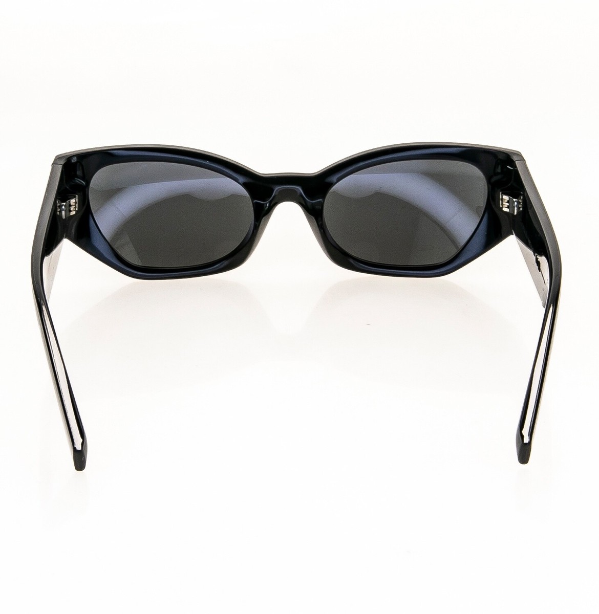 DOLCE & GABBANA ELASTIC Black Gray Crystal Logo DG6186 Pouch