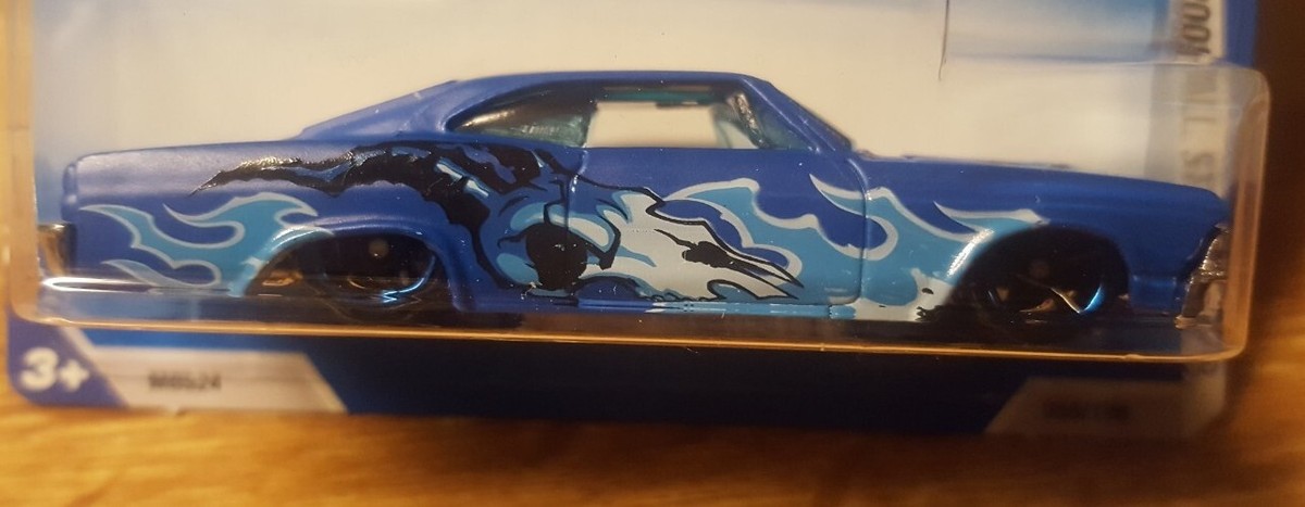 Hot Wheels '65 Chevy Impala Blue with Flames 1:64 2008 All Stars