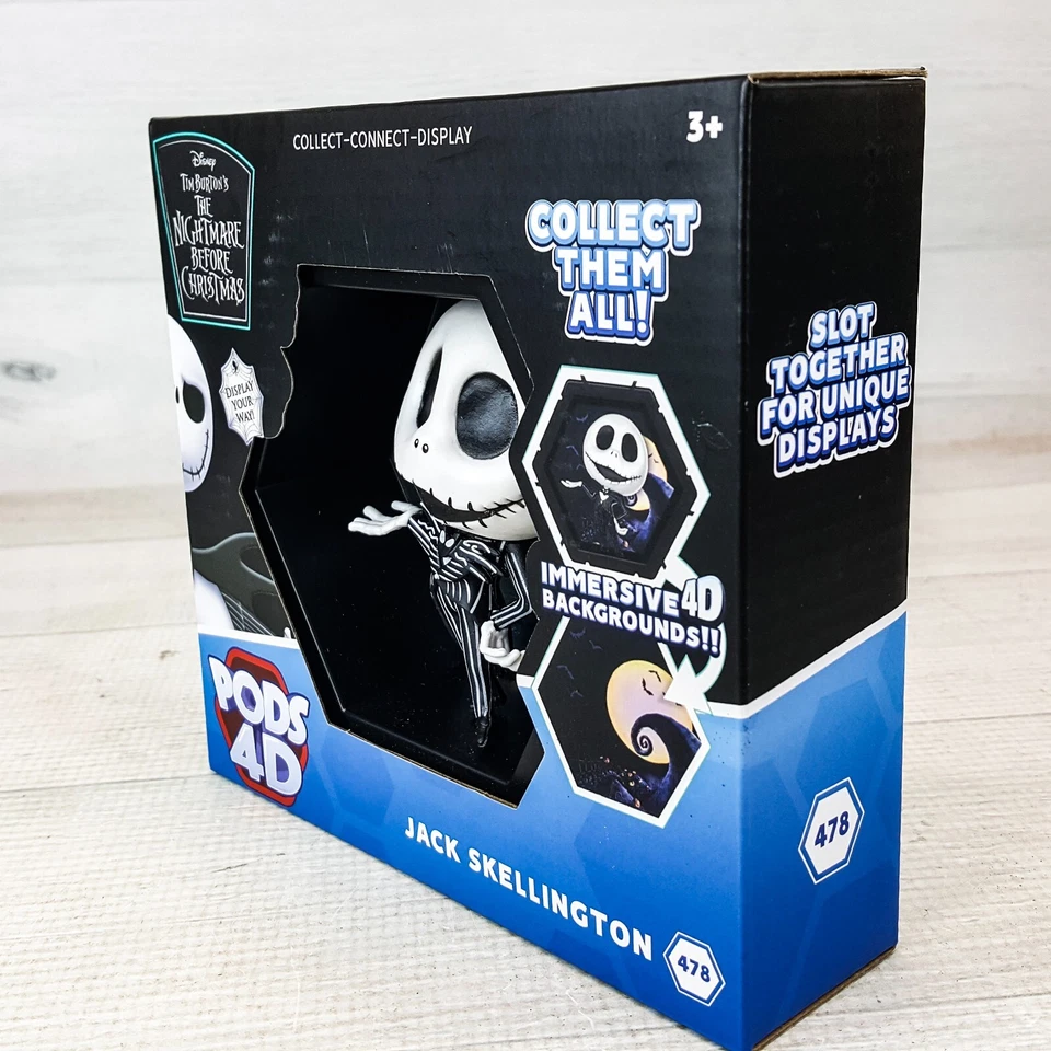 Jack Skellington Disney The Nightmare Before Christmas 4D Figure POD NEW #478 - Image 3 of 4
