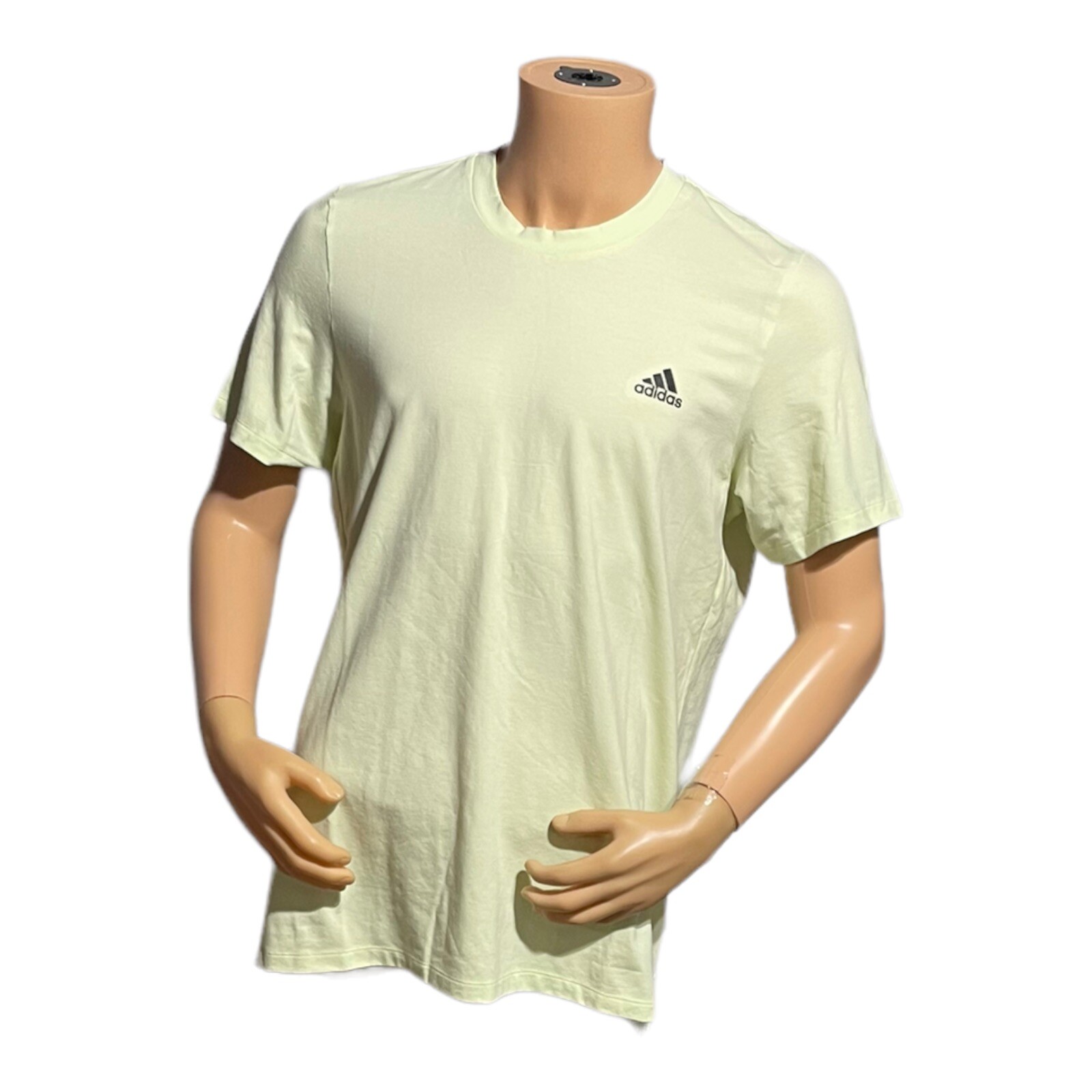 Мужская тренировочная футболка Adidas почти лаймовая HG6569 большого размера 4590₽