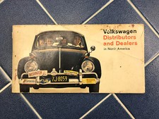 Vintage VW Distributors And Dealers Booklet Volkswagen 1960’s Bug Bus Ghia Type3