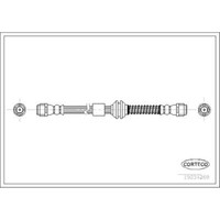 Corteco Bremsschlauch Bremsleitung Vorne FüR VW Touareg Q7 19034269