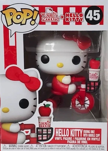 Funko Pop! Vinyl: Sanrio - Hello Kitty (Riding Bike with Noodle Cup) #45
