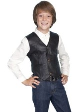 Scully KIDS VEST 2001 BROWN LAMB,L