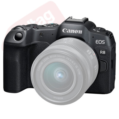 Canon EOS R8 Mirrorless Camera & 18-45mm STM+ 32GB 3 Lens Ultimate