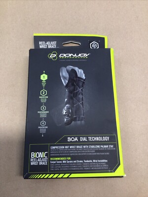 Donjoy Performance BOA Dial Technology XS/S Right Bionic Reel-Adjust Wrist Brace