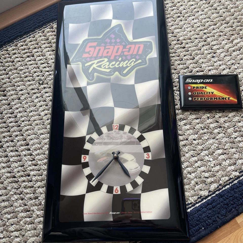 Raro Reloj de Carreras Snap On Edición Limitada Carril 1999 + Imán Foto 2 de 4