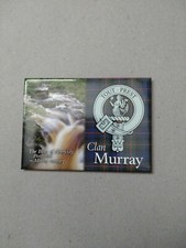 Fridge Magnet -  Clan Murray Crest & Aberfeldy, Perthshire, Scotland 