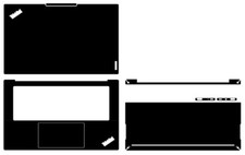 Carbon Vinyl Sticker Skin Decals for Lenovo ThinkPad X9-15 gen1 Aura Laptop
