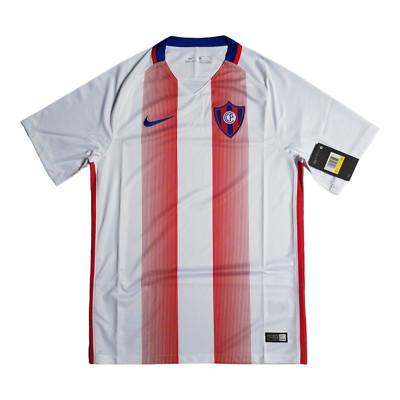 Men's Nike Cerro Porteno Sudamericana 2017 Jersey White size SMALL