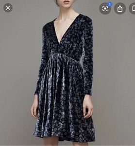 rebecca taylor floral velvet dress