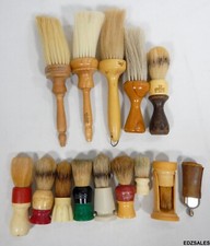 Lot of Barber Shaving Brushes - Fuller, Ever Ready, Made Rite