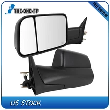 Towing Mirrors Power Heated Flipup For Dodge Ram 1500 2500 3500 1998-2002