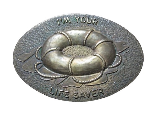 Vintage Brass Modernist Sun Burst Belt Buckle 1970s Abstract  display picture 3