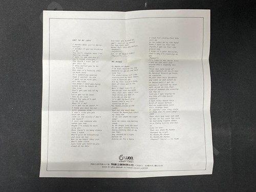 1988 Tiffany I Saw Him Standing There Taiwan Ltd 10 Tracks Cassette Tape Insert - Picture 5 of 16