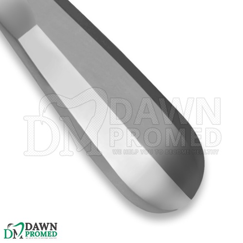 Straight 6" Apical Root Elevator #301 Extracting Luxating Dental Instrument - Picture 7 of 9