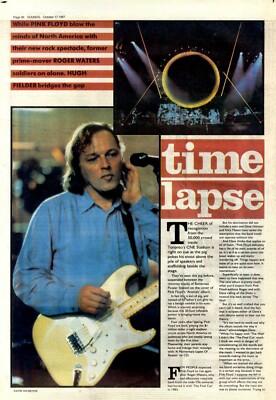17/10/87PT36/37 Article & Pictures. Roger Waters & Pink Floyd